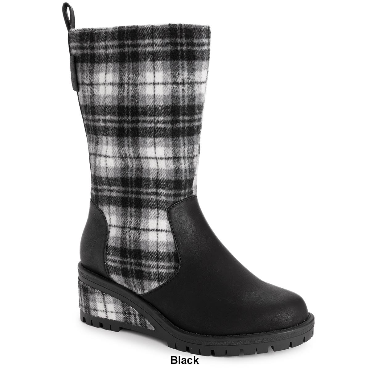 Womens MUK LUKS(R) Norway Floro Wedge Mid Calf Boots