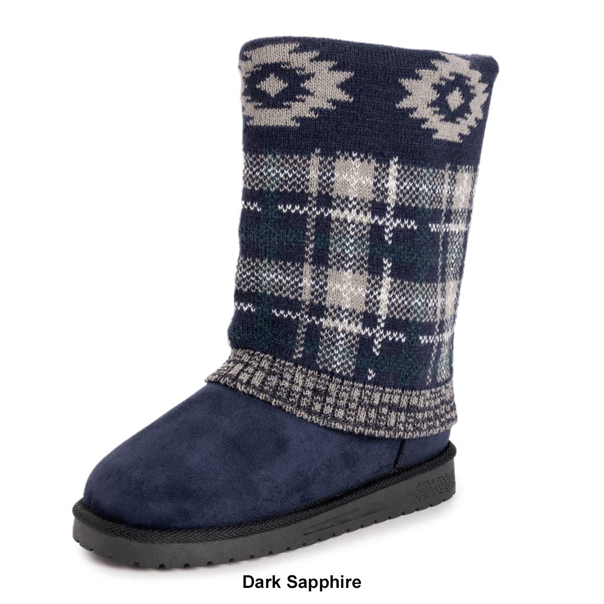 Womens Essentials By MUK LUKS(R) Cheryl Plaid Slipper Boots