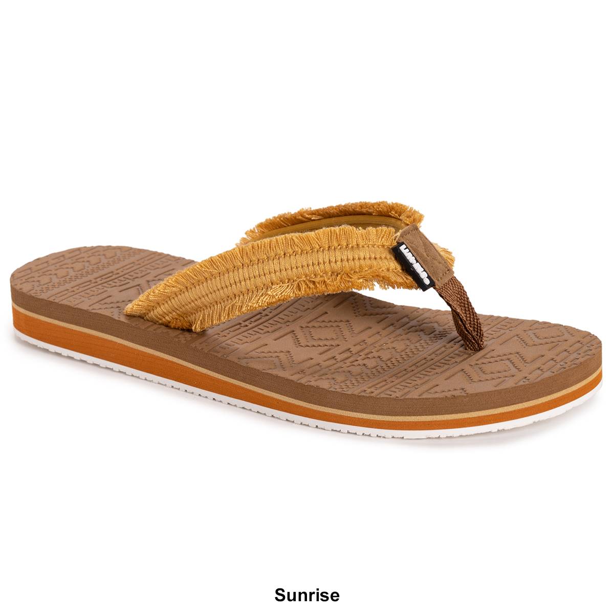 Womens Lukees By MUK LUKS(R) Sand Dollar Flip Flops