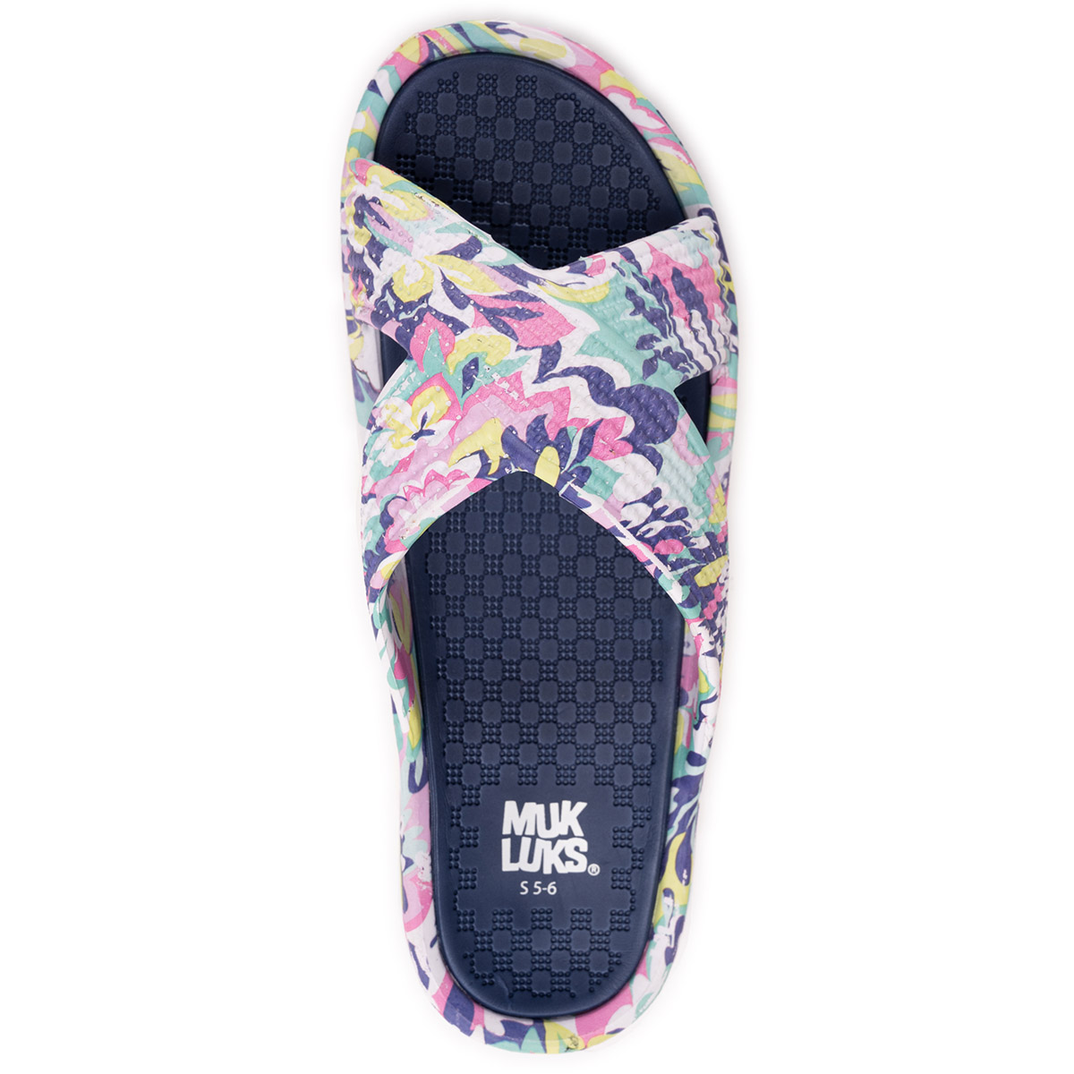 Womens MUK LUKS(R) Colorful Spa Day Sandals