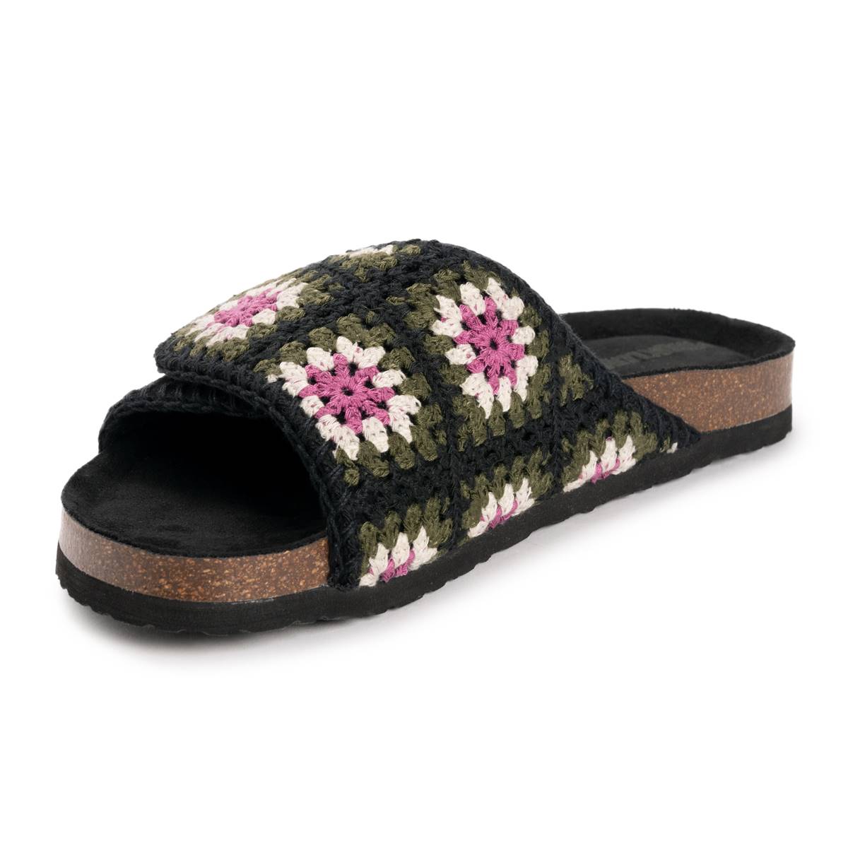 Womens MUK LUKS(R) Gigi Crochet Slide Sandals