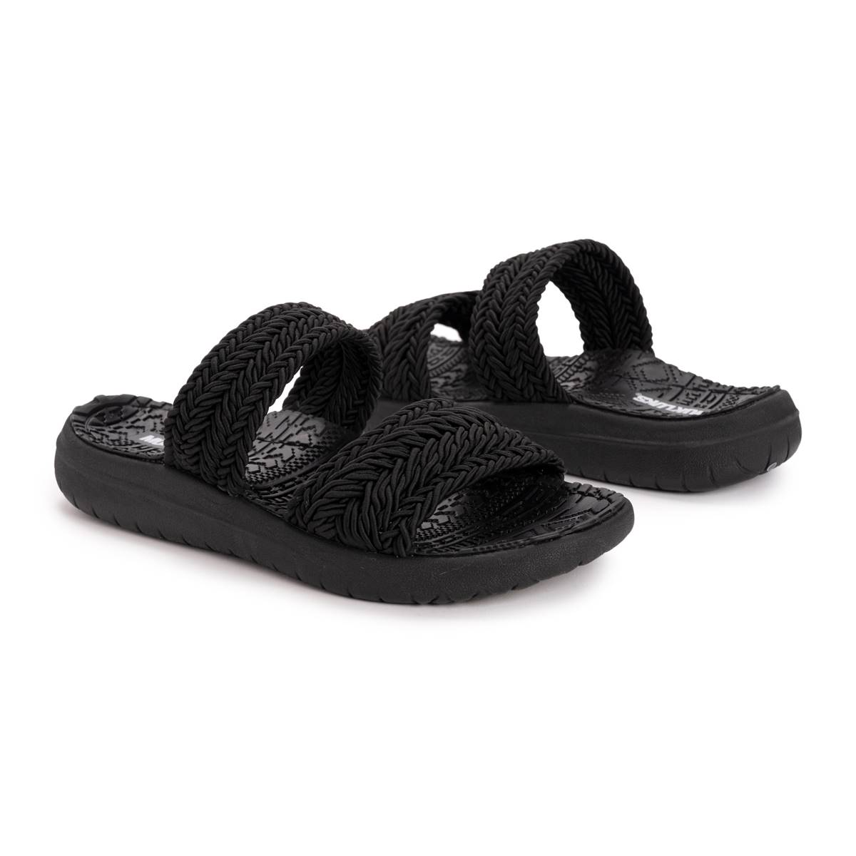 Womens MUK LUKS(R) Stella 2-Strap Slide Sandals