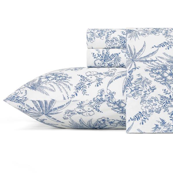 Tommy Bahama Pen And Ink Palm 200TC 4pc. Sheet Set
