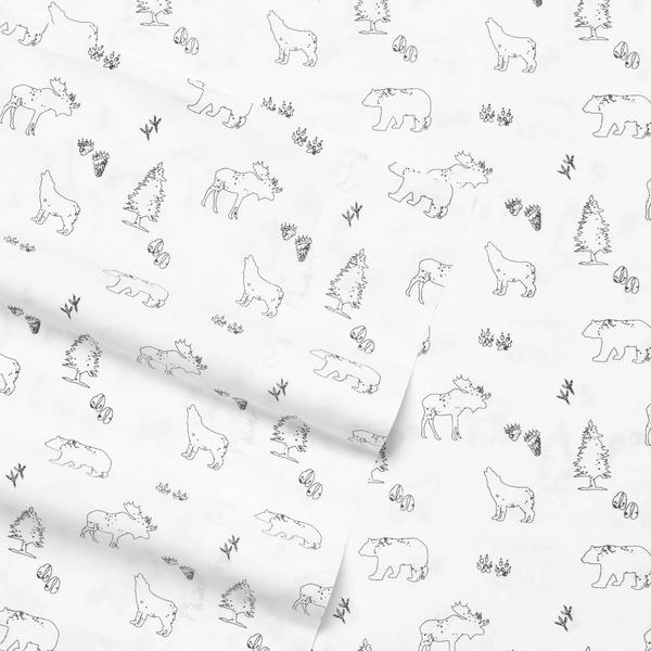 Eddie Bauer Animal Tracks Cotton Percale Sheet Set alternate view