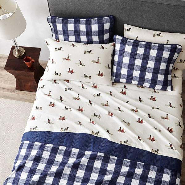 Eddie Bauer Retriever Adventure Cotton Flannel Sheet Set