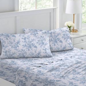Laura Ashley(R) Vanessa Cotton Sheet Set alternate view