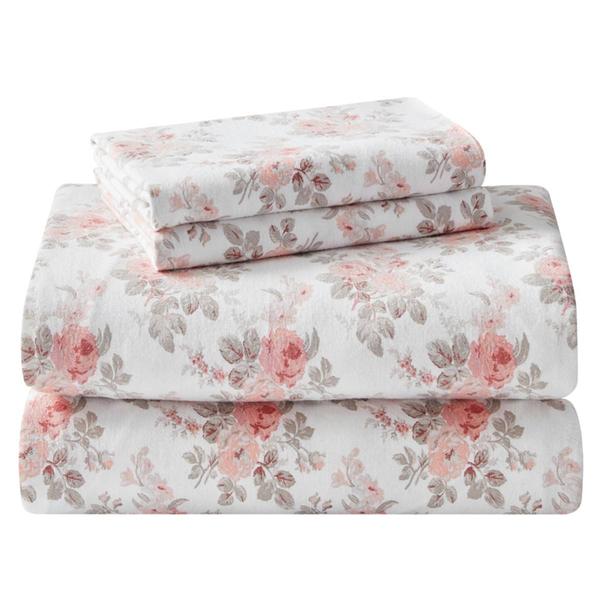 Laura Ashley(R) Lisalee Cotton Flannel Sheet Set
