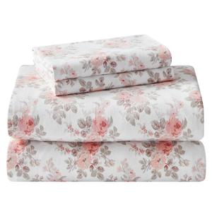 Laura Ashley(R) Lisalee Cotton Flannel Sheet Set