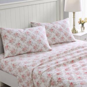 Laura Ashley(R) Lisalee Cotton Flannel Sheet Set alternate view