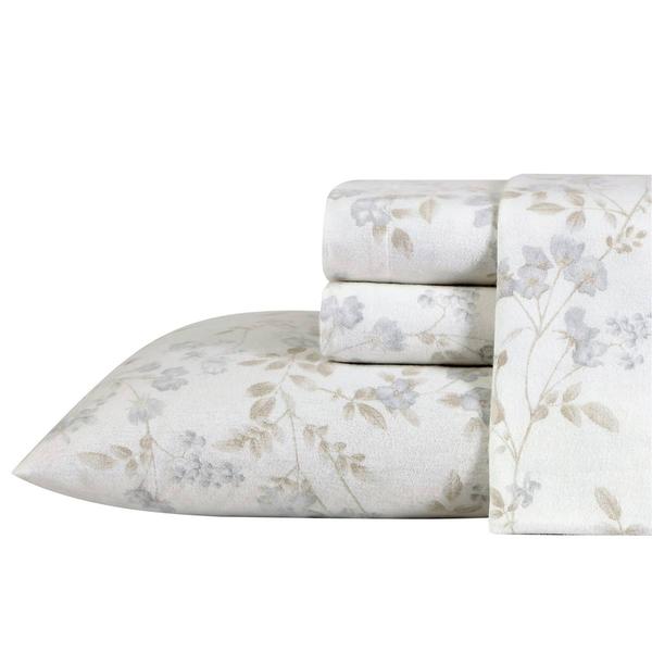Laura Ashley(R) Fawna Cotton Flannel Sheet Set