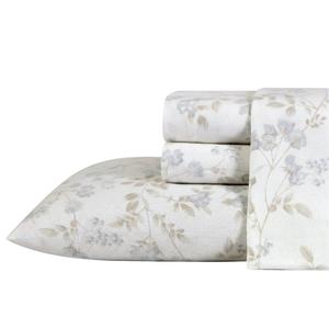 Laura Ashley(R) Fawna Cotton Flannel Sheet Set