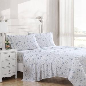 Laura Ashley(R) Garden Muse 100% Cotton Sateen Sheet Set