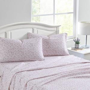 Laura Ashley(R) Paisley Prance Cotton Flannel Sheet Set alternate view