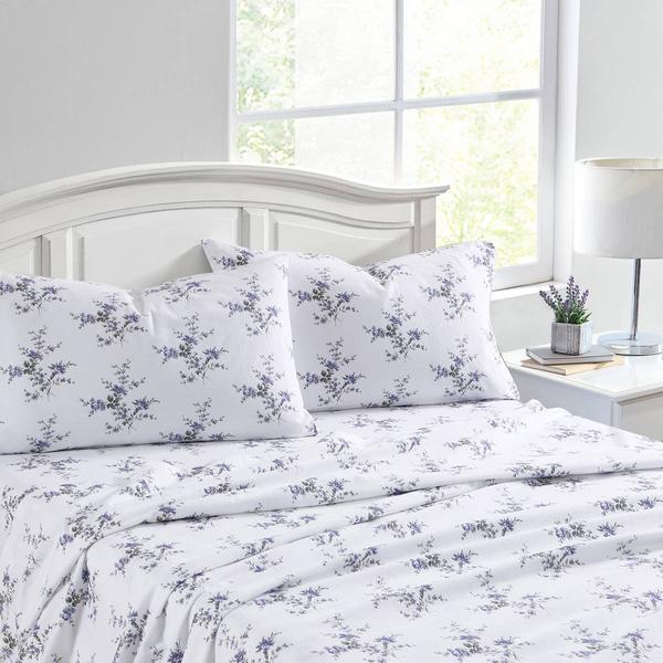 Laura Ashley(R) Jessika Cotton Flannel Sheet Set alternate view