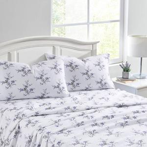 Laura Ashley(R) Jessika Cotton Flannel Sheet Set alternate view