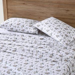 Eddie Bauer Woodland Friends Cotton Flannel Sheet Set