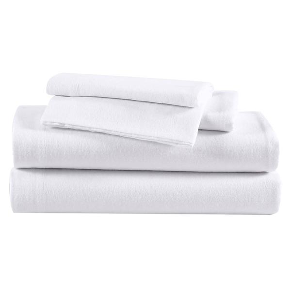 Eddie Bauer Solid Cotton Flannel Sheet Set alternate view