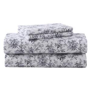 Laura Ashley(R) Faye Toile Cotton Flannel Sheet Set