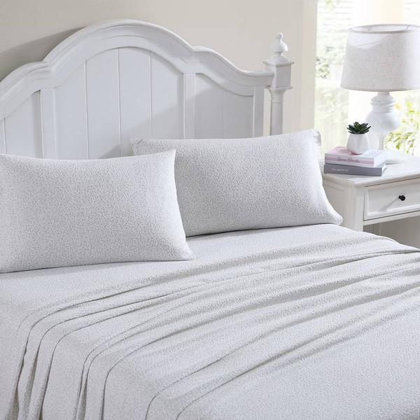 Laura Ashley(R) Chelsie Vine Cotton Flannel Sheet Set alternate view