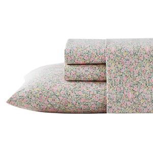 Laura Ashley(R) Loveston 100% Cotton Percale Floral Sheet Set alternate view