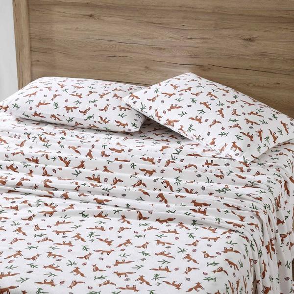 Eddie Bauer Fox Trail Cotton Flannel Sheet Set