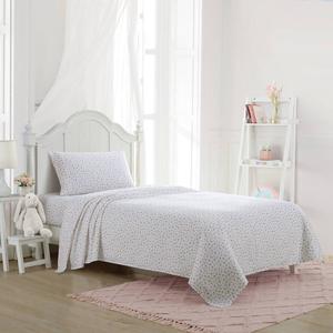 Laura Ashley(R) Mae Microfiber Floral Sheet Set