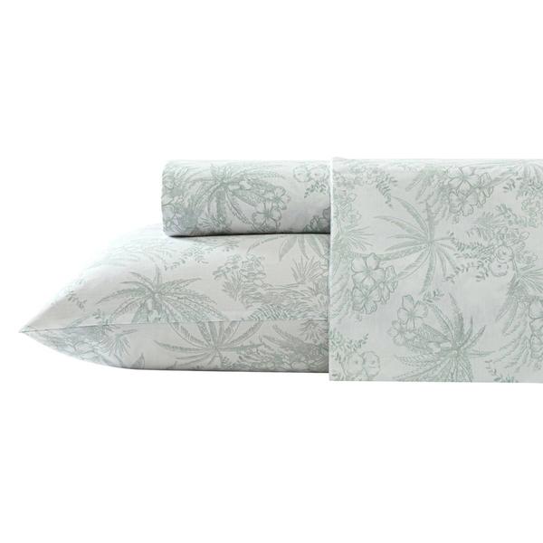 Tommy Bahama Pen And Ink Palm 200TC 4pc. Cotton Percale Sheet Set