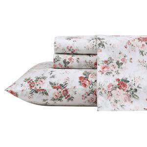 Laura Ashley(R) Ashfield 100% Cotton Percale Floral Sheet Set alternate view