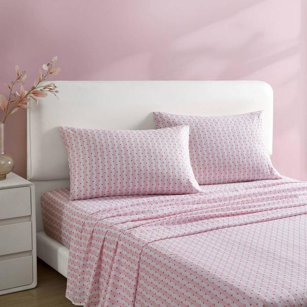 Betsey Johnson Wonderland Stripe Microfiber Sheet Set