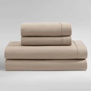 Calvin Klein Washed Percale Cotton 4pc. 200 TC Sheet Set