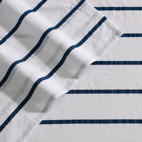 Nautica Brenton Stripe Cotton Percale Sheet Set alternate view