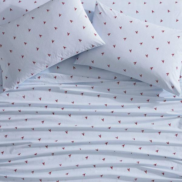 Nautica Lobster Walk Washed Percale Cotton Sheet Set alternate view