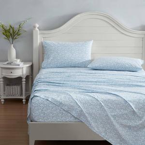 Laura Ashley(R) Heirloom Ditzy 100% Cotton Sheet Set