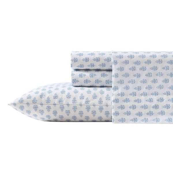 Laura Ashley(R) Francesca 100% Percale Cotton Floral Sheet Set alternate view