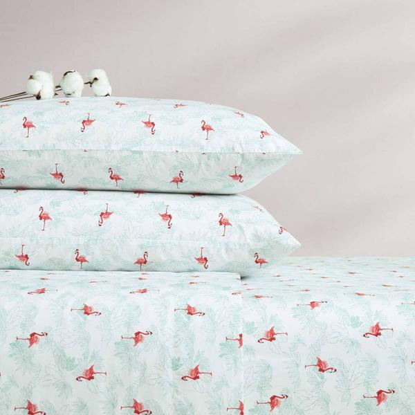 Tommy Bahama Flamingo Santa 200TC 4pc. Sheet Set alternate view