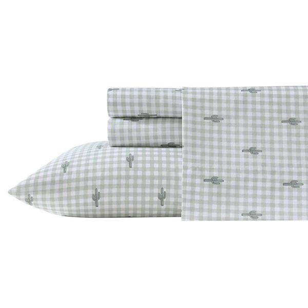Wrangler Cactus Gingham Sheet Set