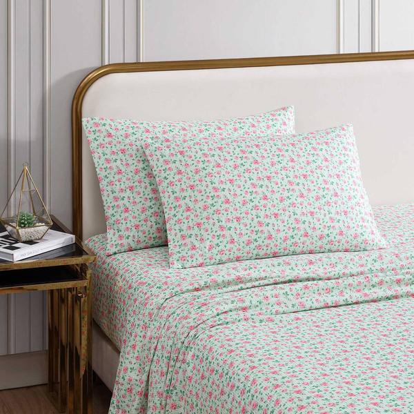 Betsey Johnson Flower Fun Microfiber Sheet Set