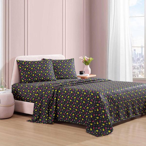 Betsey Johnson Betsey Fruits Toss Microfiber Sheet Set alternate view