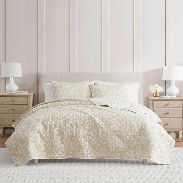 Martha Stewart Layered Branches 3pc. Quilt Set
