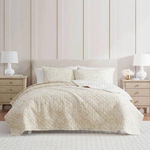 Martha Stewart Layered Branches 3pc. Quilt Set