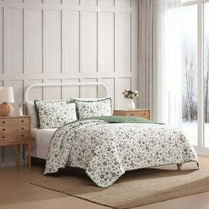 Laura Ashley(R) Miranda Cotton Reversible 3pc. Quilt Set alternate view