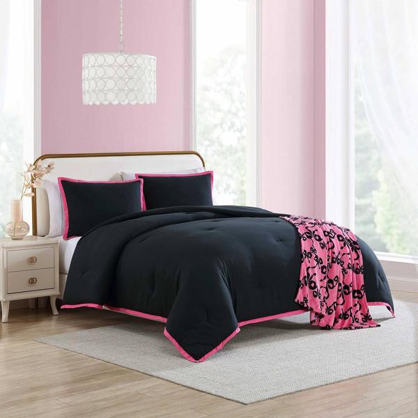 Betsey Johnson 3pc. Signature Hotel Solid Comforter Set