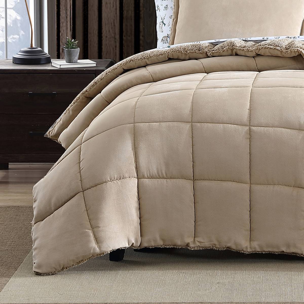 Eddie Bauer Sherwood Suede-Textured Comforter-Sham Set