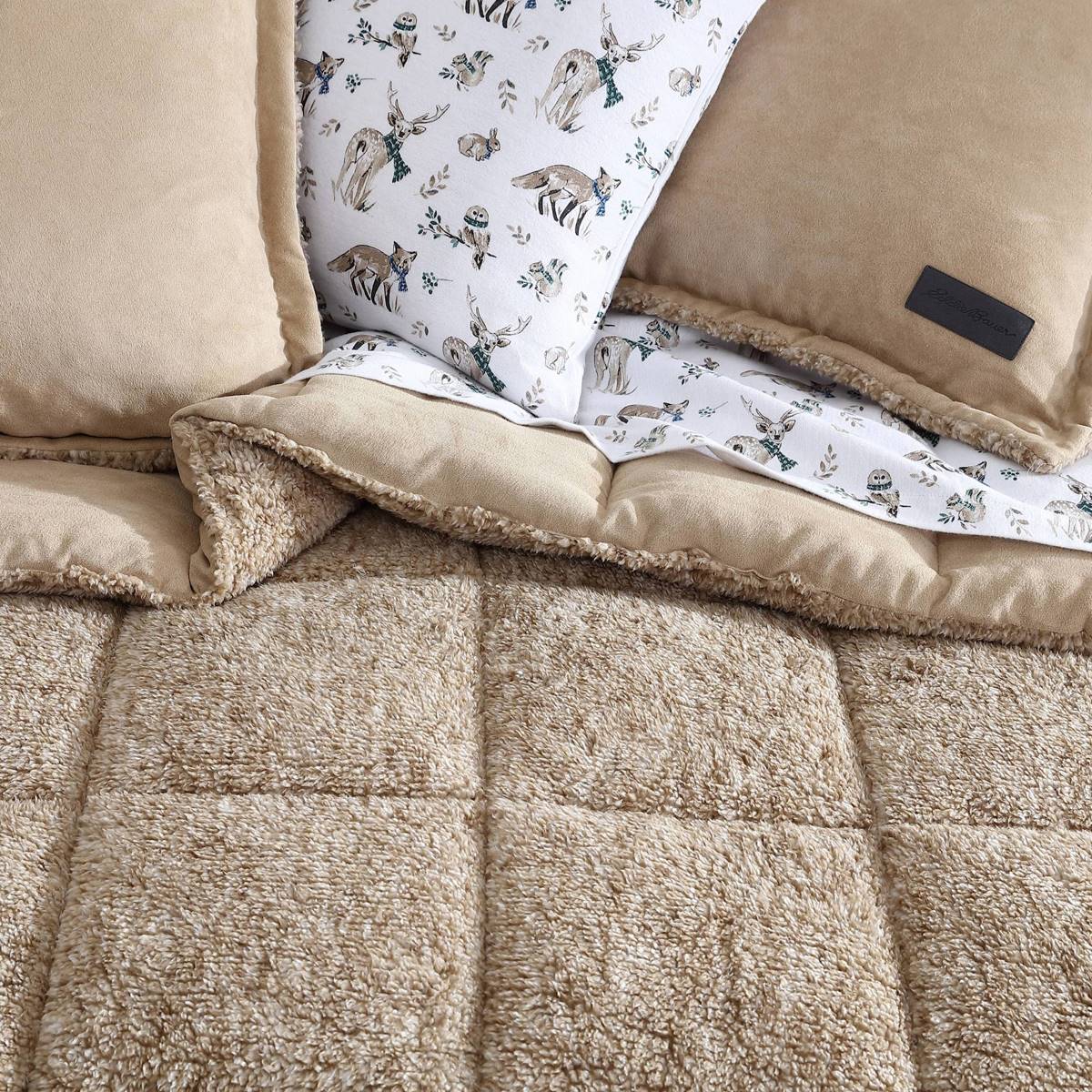 Eddie Bauer Sherwood Suede-Textured Comforter-Sham Set