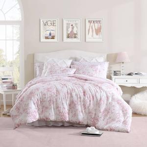 Laura Ashley(R) Delphine Cotton Reversible 3pc. Comforter Set