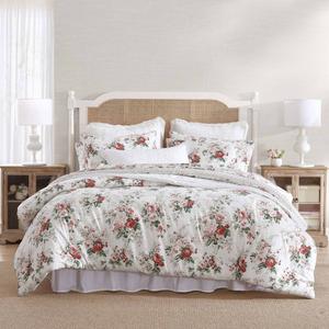Laura Ashley(R) Ashfield Cotton Flannel 3pc. Comforter Set alternate view