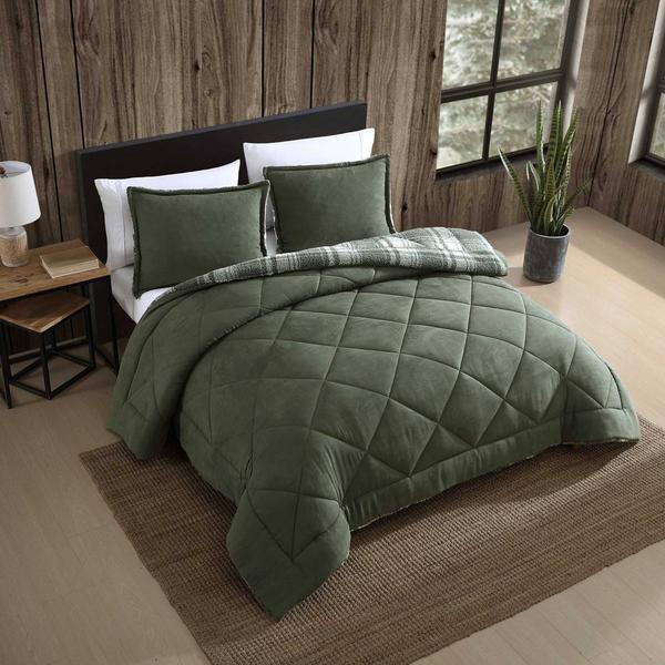 Eddie Bauer 3pc. Big Lake Plaid Reversible Comforter & Sham Set alternate view