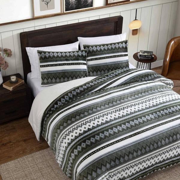 Eddie Bauer Shelton Fair Isle 3pc. Reversible Comforter/Sham Set alternate view