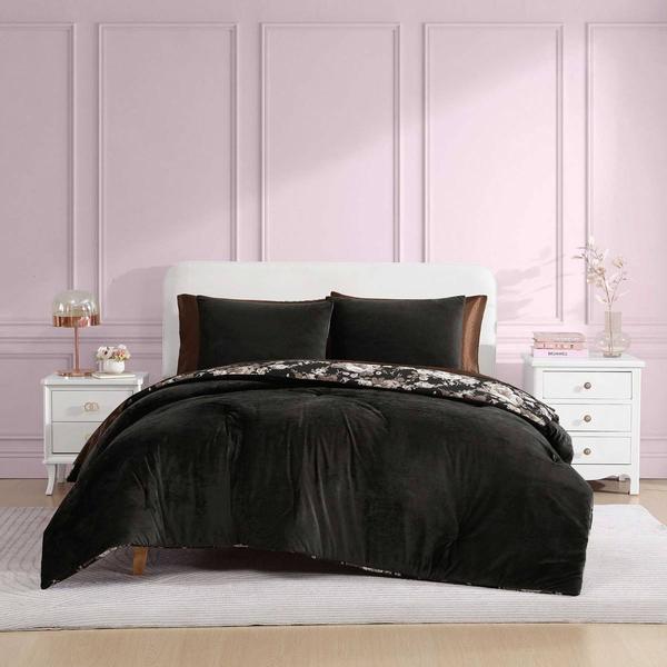 Betsey Johnson 3pc. Velvet Reversible Comforter Set alternate view