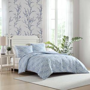 Laura Ashley(R) Quartet Reversible 3pc. Comforter Set alternate view